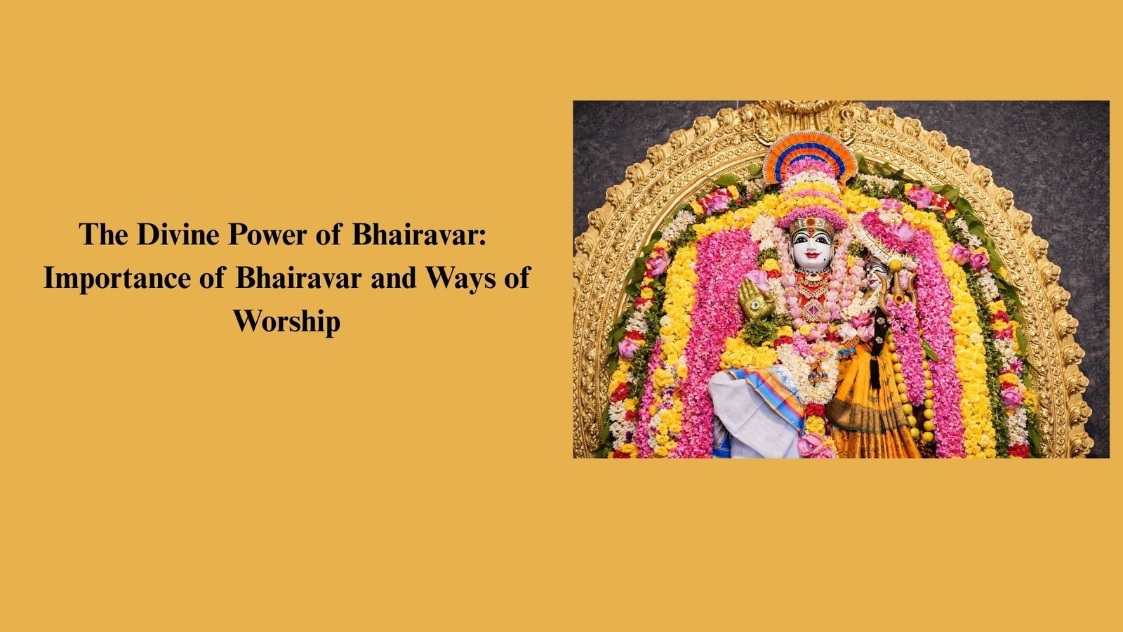 The Divine Power of Bhairavar, fierce form of Lord Shiva symbolizing protection, spiritual strength, and divine guidance for devotees.