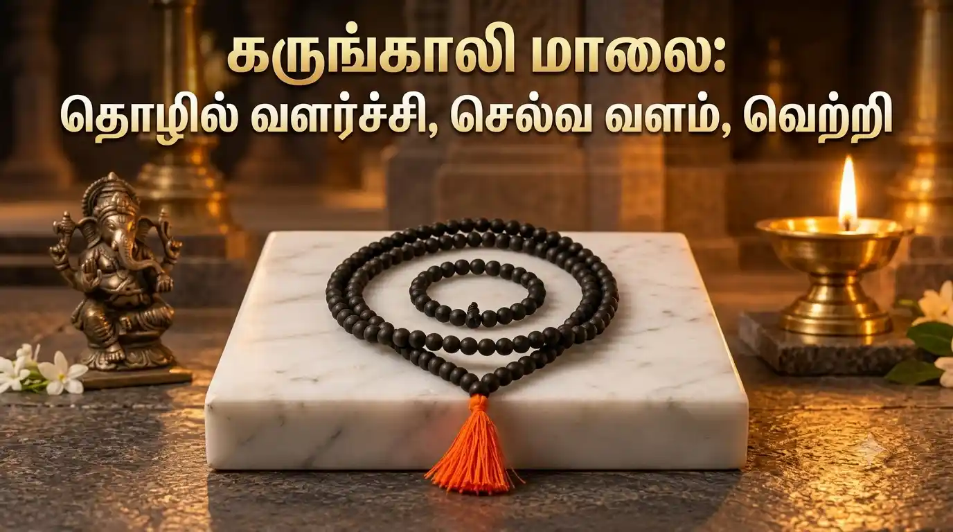 கருங்காலி மாலை – தொழில் வளர்ச்சி, செல்வ வளம் மற்றும் ஆன்மீக நம்பிக்கை