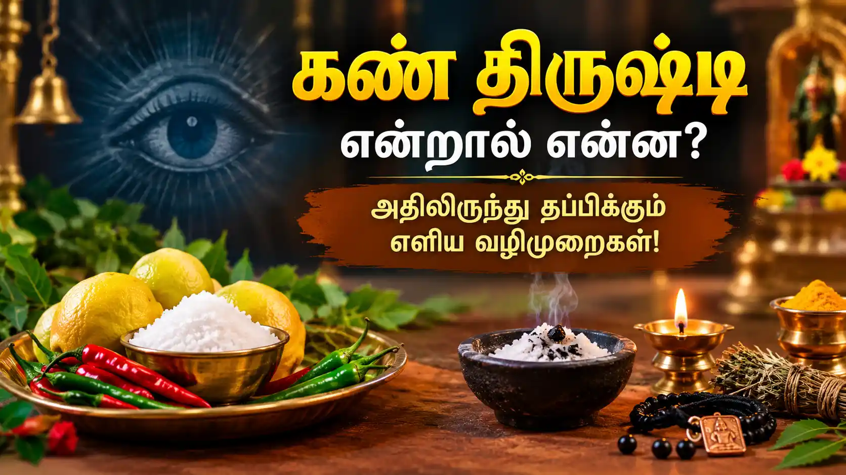 கண்ணு திருஷ்டி கழிக்கும் முறை மற்றும் திருஷ்டி பரிகாரம்