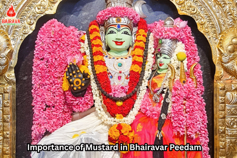 Importance of Mustard in Bhairavar Peedam